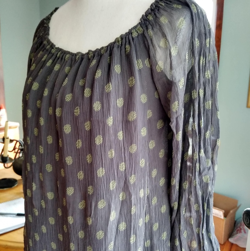 Moda International Silk Blouse Small
